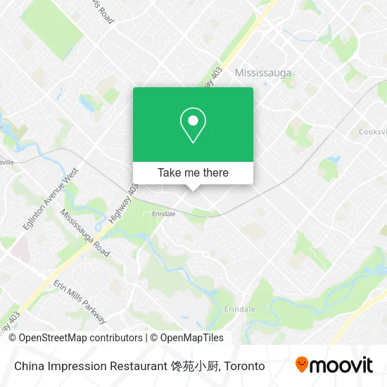 China Impression Restaurant 馋苑小厨 plan