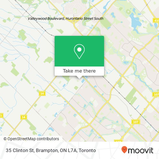 35 Clinton St, Brampton, ON L7A map