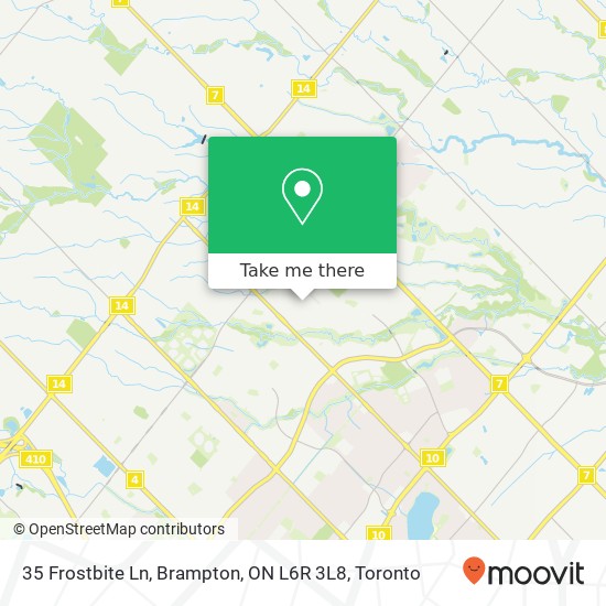 35 Frostbite Ln, Brampton, ON L6R 3L8 map