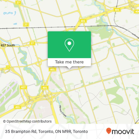 35 Brampton Rd, Toronto, ON M9R map