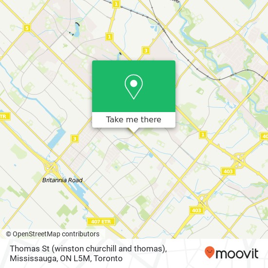 Thomas St (winston churchill and thomas), Mississauga, ON L5M plan