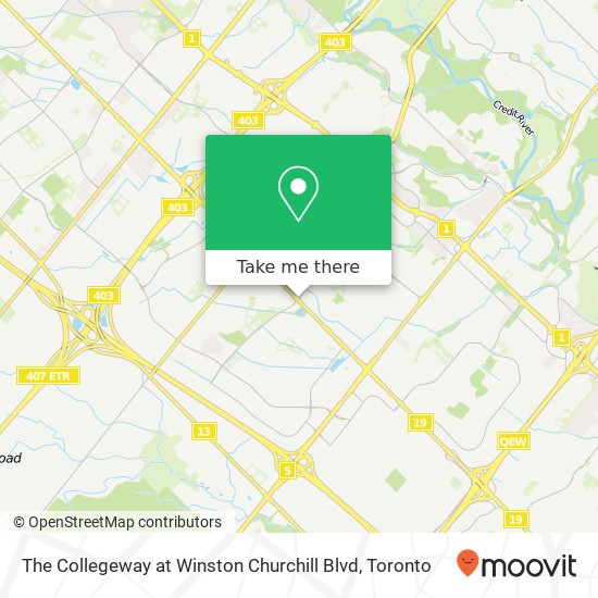 The Collegeway at Winston Churchill Blvd plan