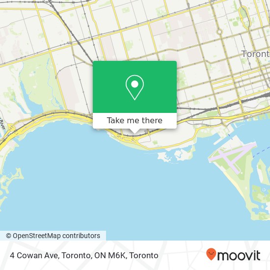 4 Cowan Ave, Toronto, ON M6K map