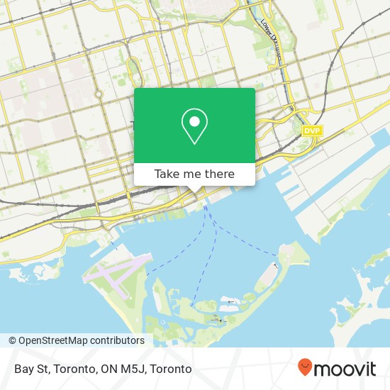 Bay St, Toronto, ON M5J plan