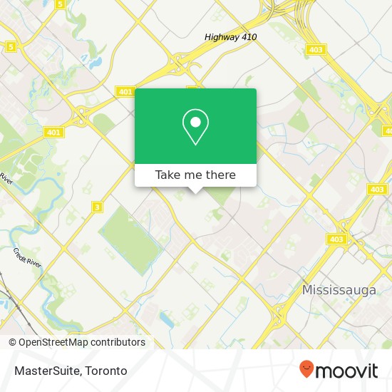 MasterSuite map