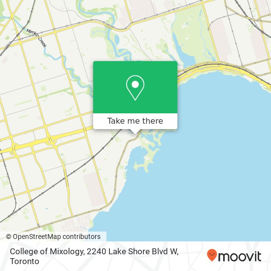 College of Mixology, 2240 Lake Shore Blvd W map