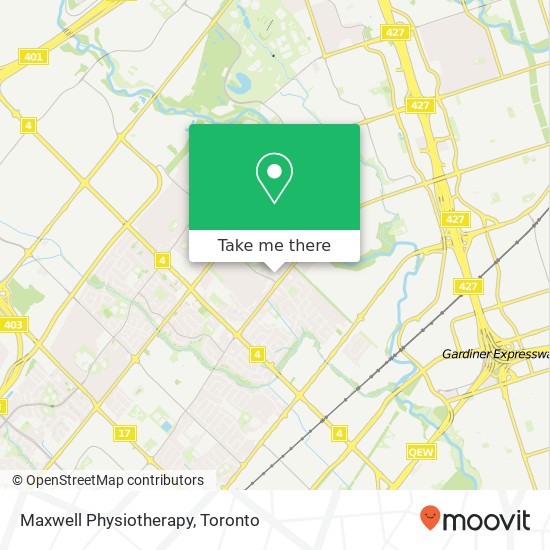 Maxwell Physiotherapy map