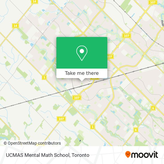 UCMAS Mental Math School map
