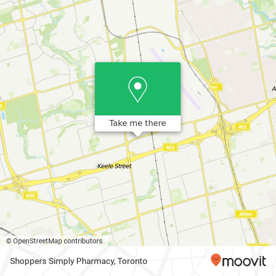 Shoppers Simply Pharmacy map