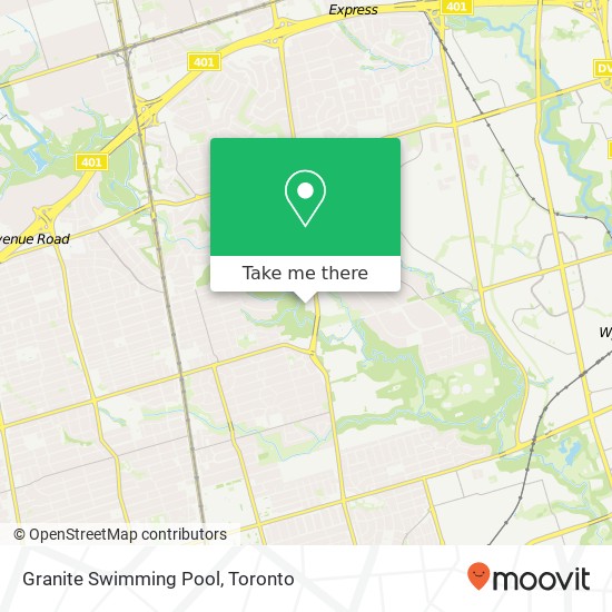 Granite Swimming Pool map