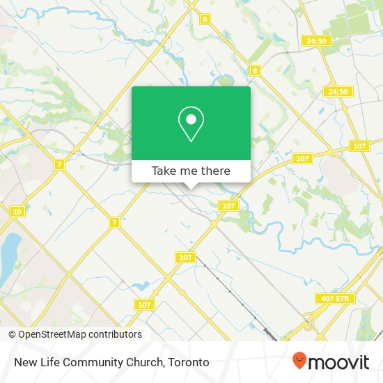 New Life Community Church map