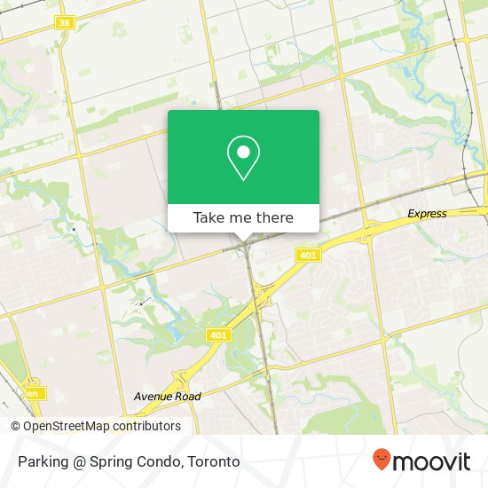 Parking @ Spring Condo map