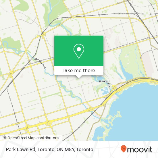 Park Lawn Rd, Toronto, ON M8Y map