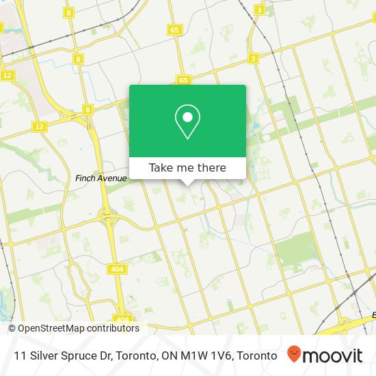 11 Silver Spruce Dr, Toronto, ON M1W 1V6 plan