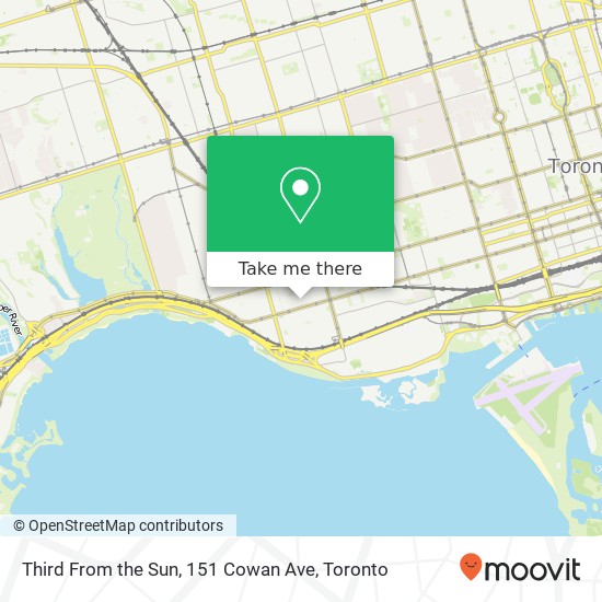 Third From the Sun, 151 Cowan Ave map