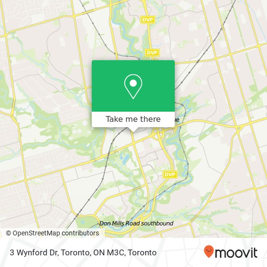 3 Wynford Dr, Toronto, ON M3C map