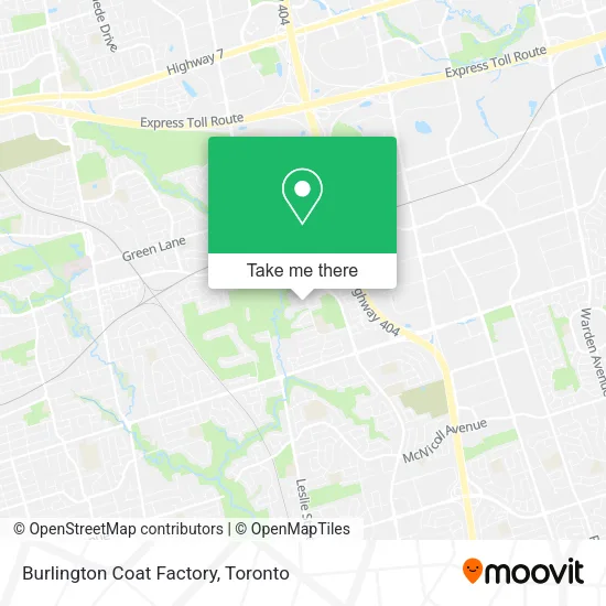 Burlington Coat Factory map