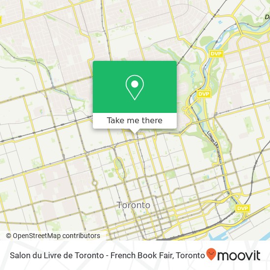 Salon du Livre de Toronto - French Book Fair map