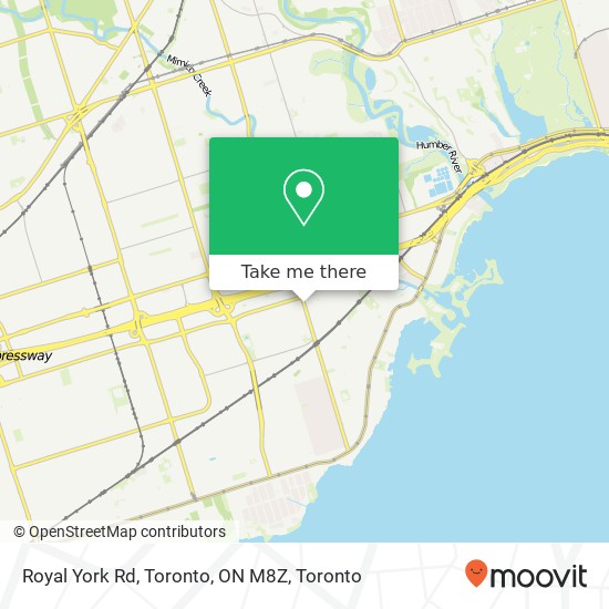 Royal York Rd, Toronto, ON M8Z map