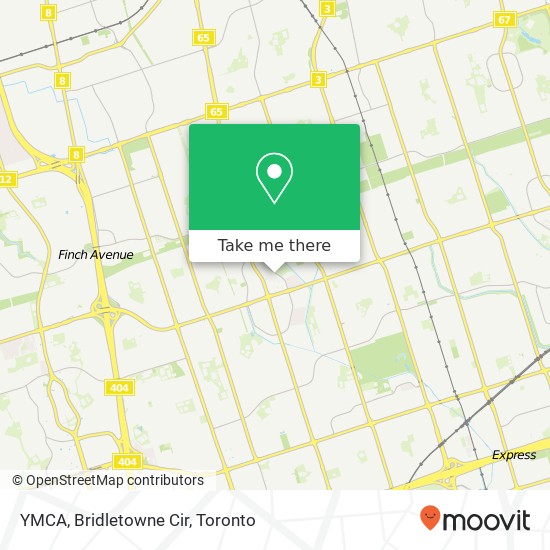 YMCA, Bridletowne Cir map