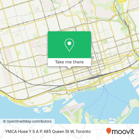 YMCA Huse Y S A P, 485 Queen St W map