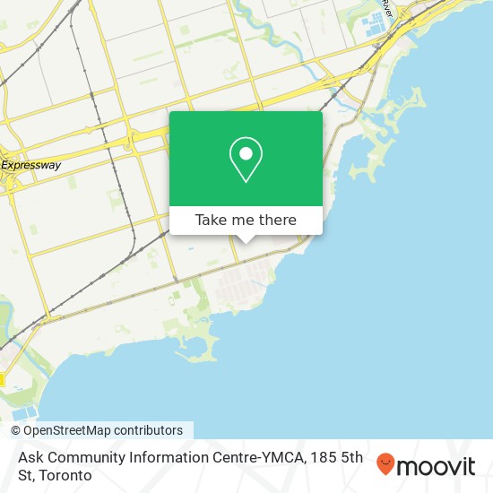 Ask Community Information Centre-YMCA, 185 5th St plan