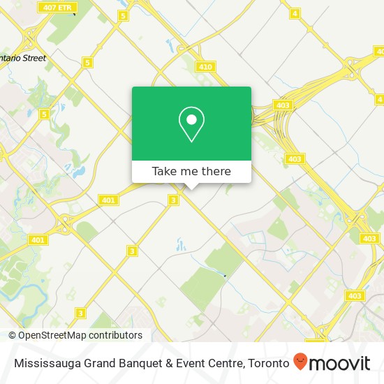 Mississauga Grand Banquet & Event Centre map