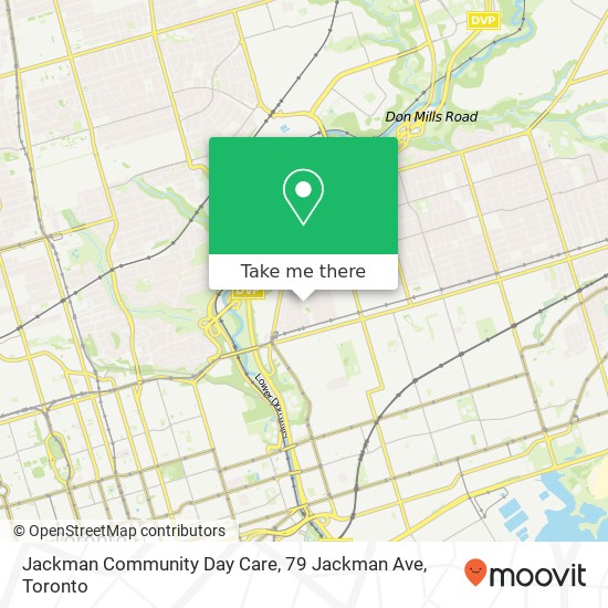 Jackman Community Day Care, 79 Jackman Ave map