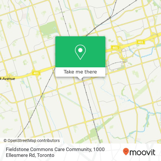 Fieldstone Commons Care Community, 1000 Ellesmere Rd map