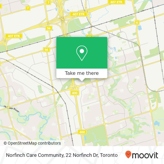 Norfinch Care Community, 22 Norfinch Dr map