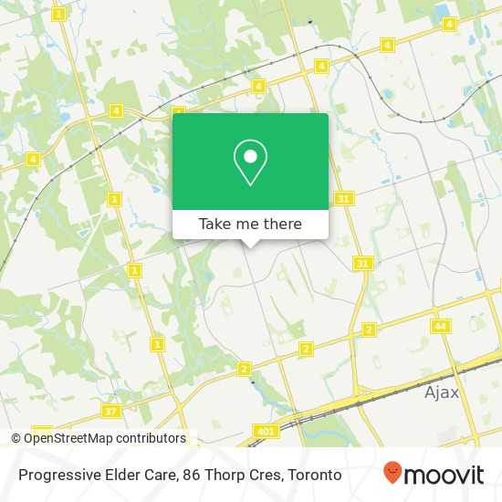 Progressive Elder Care, 86 Thorp Cres map