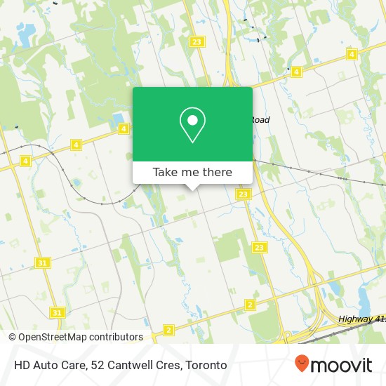 HD Auto Care, 52 Cantwell Cres plan