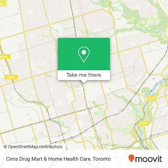 Cims Drug Mart & Home Health Care map