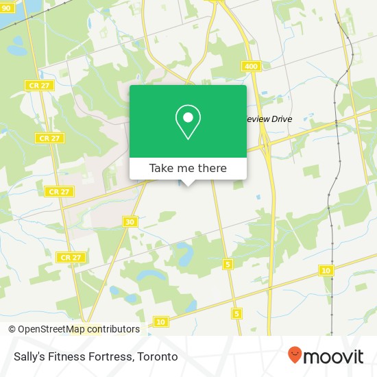 Sally's Fitness Fortress map
