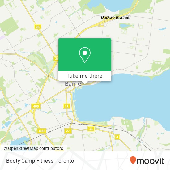 Booty Camp Fitness map