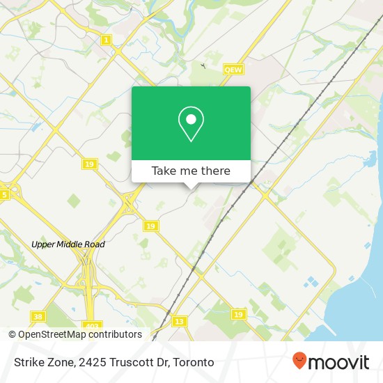 Strike Zone, 2425 Truscott Dr map