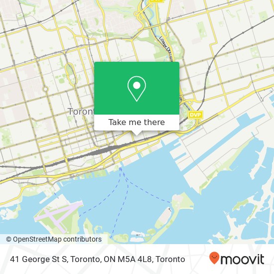 41 George St S, Toronto, ON M5A 4L8 map