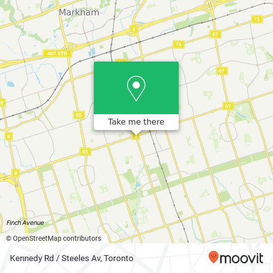 Kennedy Rd / Steeles Av map