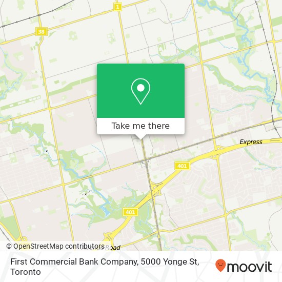 First Commercial Bank Company, 5000 Yonge St map
