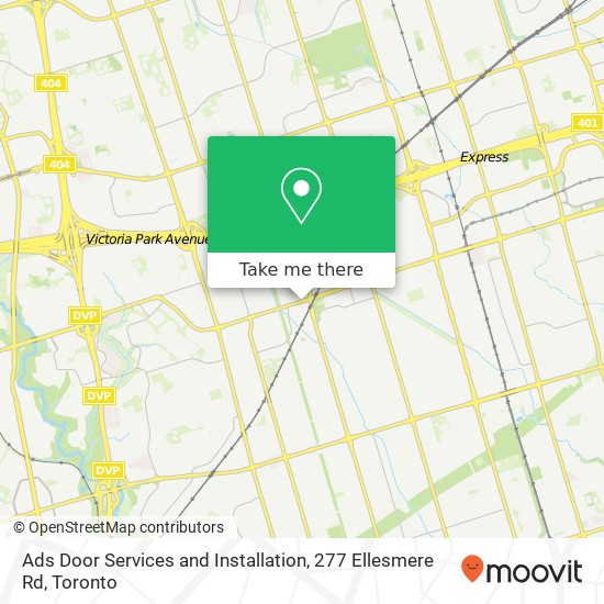 Ads Door Services and Installation, 277 Ellesmere Rd map