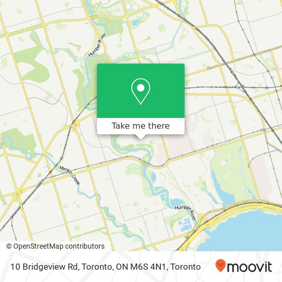 10 Bridgeview Rd, Toronto, ON M6S 4N1 map