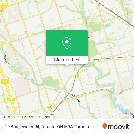 10 Bridgewater Rd, Toronto, ON M9A map