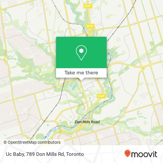 Uc Baby, 789 Don Mills Rd map