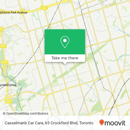 Casselman's Car Care, 65 Crockford Blvd map