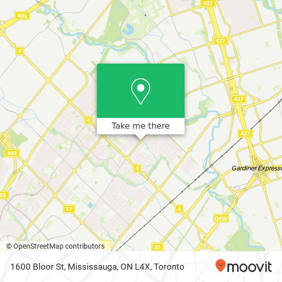 1600 Bloor St, Mississauga, ON L4X plan