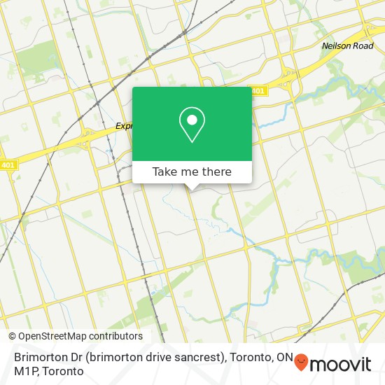 Brimorton Dr (brimorton drive sancrest), Toronto, ON M1P plan