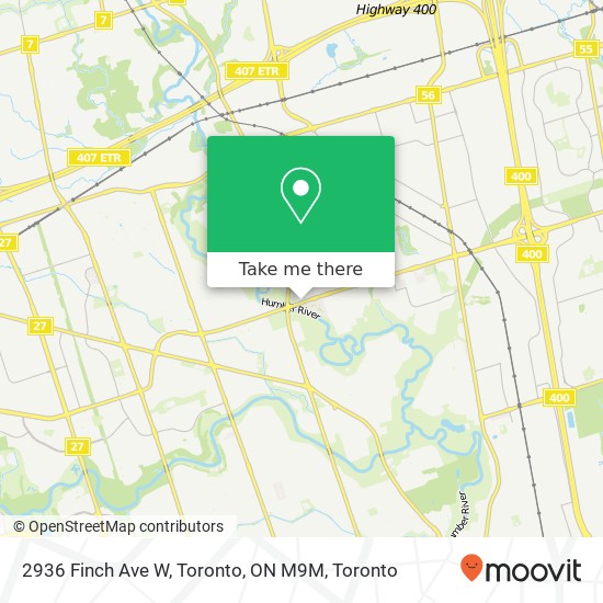 2936 Finch Ave W, Toronto, ON M9M plan