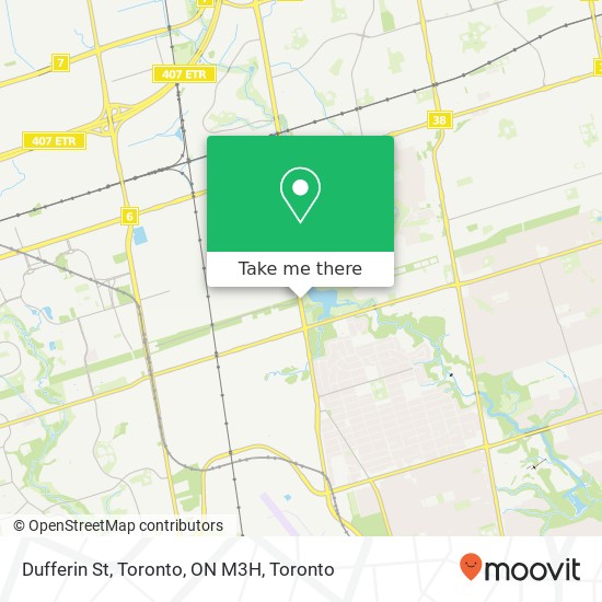 Dufferin St, Toronto, ON M3H map