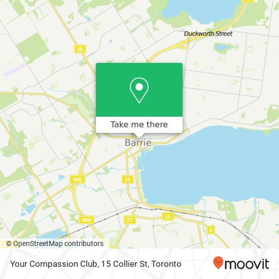 Your Compassion Club, 15 Collier St map