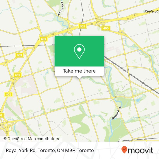 Royal York Rd, Toronto, ON M9P map